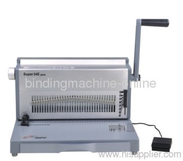 28 Sheet Punch Heavy Duty Electric Wire Binding Machine 
