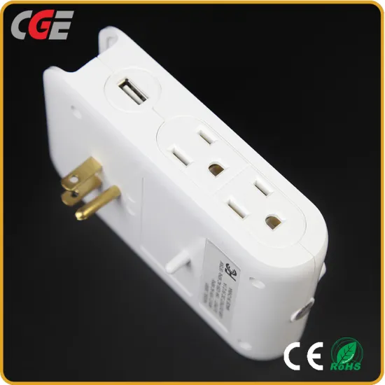 with Night Light Style Electrical USB Fast Charging Port and Socket USB