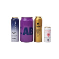 Aerosol for cosmetic package professional spray cans metal