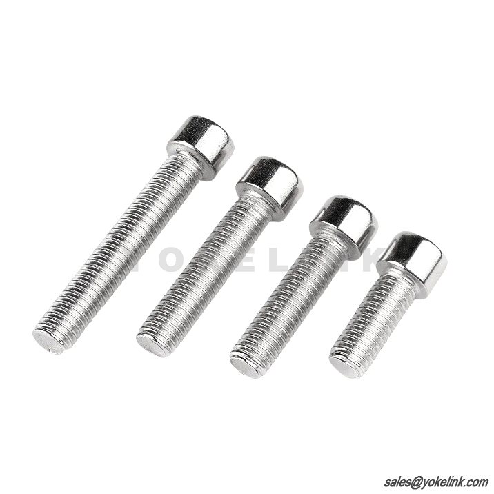 Șurub cu cap cu cap tubular din oțel cu finisaj oxid negru de grad 10.9 DIN 912