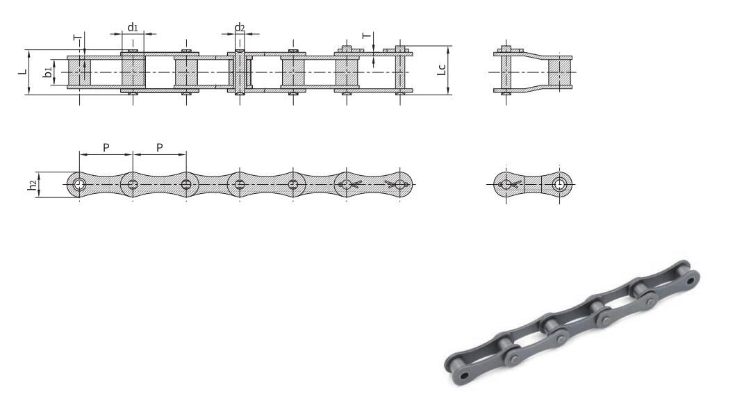 S type steel agricultural chain2