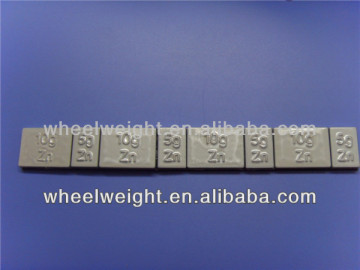 Die-casting zinc stick-on wheel balance weights