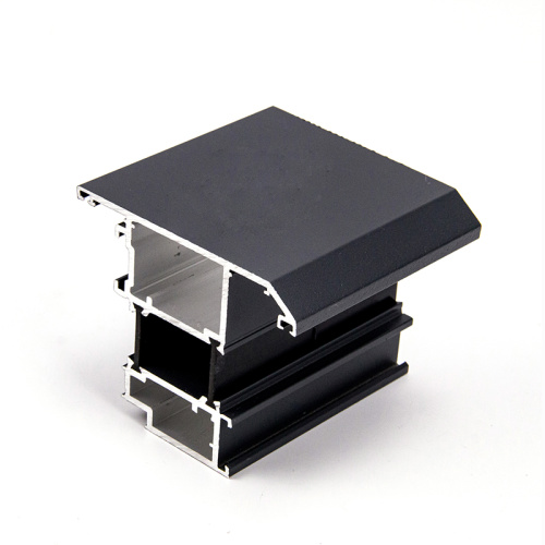 Aluminium Sections Black Aluminum Profile For Windows Manufactory