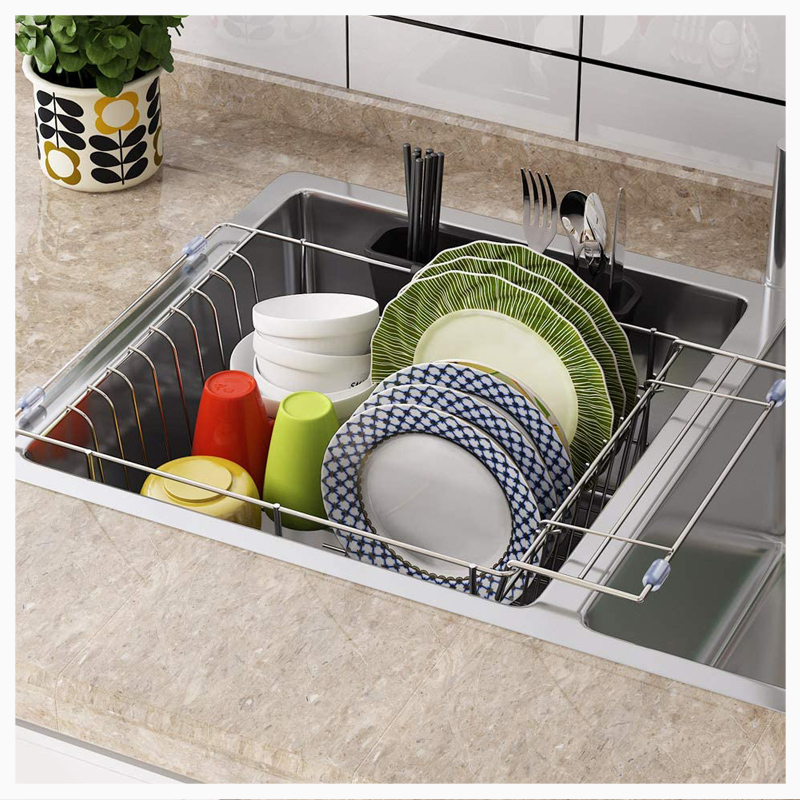 Stainless Steel Dish Drying Rack Sink Drainer