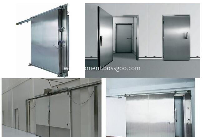 PU panel cold room with hinged door