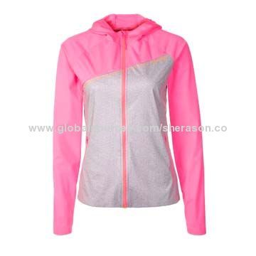 Women's Windbreakers, 100% Polyester Outshell, OEM and ODM Orders are Welcome