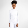 Latest Full Mesh Long Sleeve Women Equestrian Show Shirts