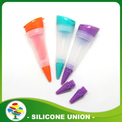 Three Tips Silicone Cake Decorating Milking Pen