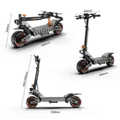 3000W Dual Motor Electric Scooter: Dualtron and Ruitoo M6 MAX for Powerful Off-Road Riding