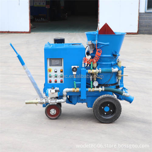 High Capacity Electric/Air Motor Dry Mix Castable Refractory Guniting Machine: 1.5m³/h, 3m³/h, 5m³/h, 6m³/h, 9m³/h - Chinese Man