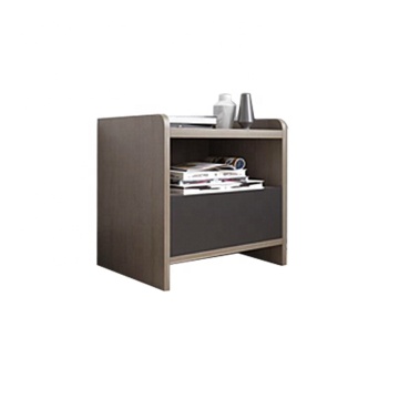 Modern Wooden Grey Bedside Table Nightstand" could be simplified to "Modern Grey Wooden Nightstand" for a search engine title. However, if we need to keep it close to the original, "Modern Wooden Grey Bedside Table Nightstand" itself works well as a clear