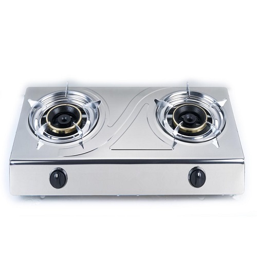 Stainless Steel Kitchen Table 2 Burner Stove