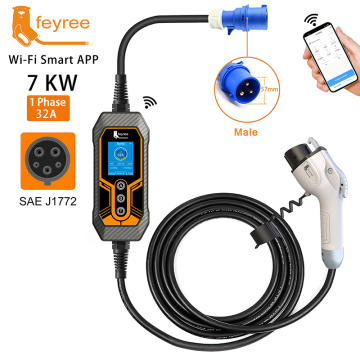 Feyree 7kW EV Bộ sạc với điều khiển ứng dụng và cắm J1772 cho các trạm sạc OEM