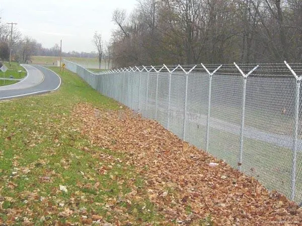 Heiße verzinkte Kettenketten -Rink -Garten -Sicherheitsdrahtgitter -Eisen -Metallfarmzaun für Garten