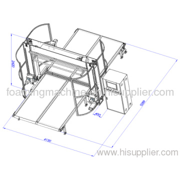 Cortar esponja CNC máquina de corte de espuma de contorno