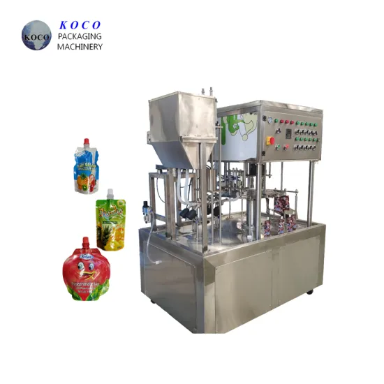 KOCO Liquid Soap Plastic Doypack Filling and Capping Machine