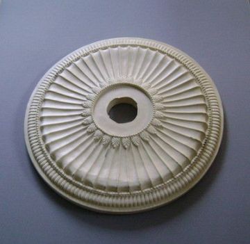 Oval Painted Decorative Ceiling Medallions Smooth For Chandelier