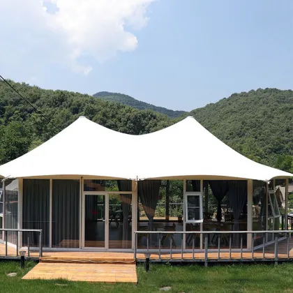 Modern Design Scenic Area Luxury Glass Tent Camping