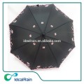 레이스 파이핑이있는 개인 맞춤형 디자인 우산