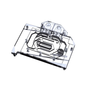 Bykski N-MS4060VES-X RTX4060 Water Cooler MSI RTX 4060 Ventus/Gaming GPU Water Block with Backplate and RGB AURA SYNC