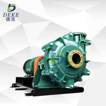 Shandong Deke Manufacturer 8/6 Inch Heavy Duty Centrifugal Horizontal Slurry Pump