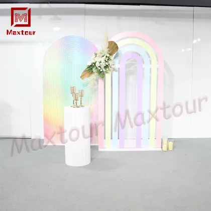 Modern PVC Stand Plinth for Wedding and Hotel Decor: Flower Stand Backdrop for Dining Decor