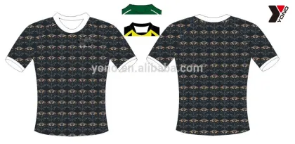 Specialized 100% polyester custom rugby Football jersey wear