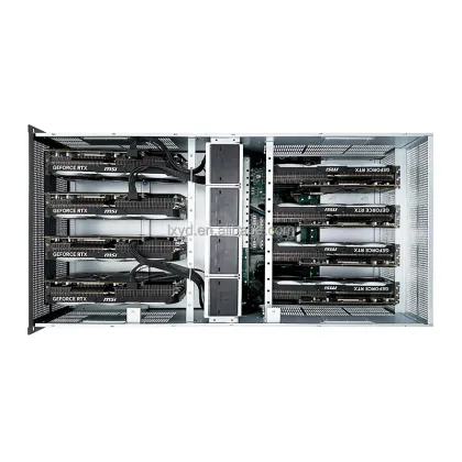 LUXSHARE Gen4 7U Rack-Mounted Server Chassis for Deep Learning and AI Rendering