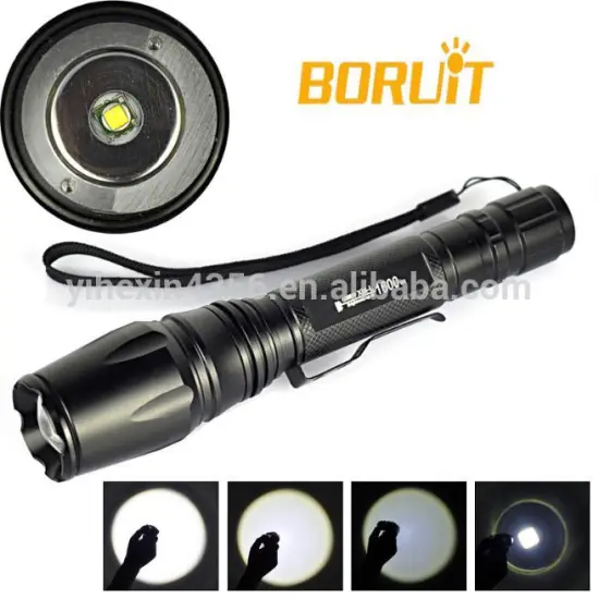 1800 Lumen Rechargeable 18650 Battery CREE T6 Led Camping Tactical Flashlight