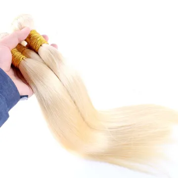 Wholesale Raw Unprocessed Blonde Cuticle Aligned Virgin Remy Human Hair 613 Virgin Hair Bundles