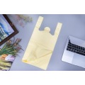 Yellow Shopping Plastic Bags with Handle