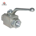 BKH Type Hydraulic Flow Control Valve G1/2 NPT Female Threaded Hydraulic Flow Ball Valve Factory