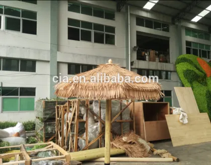 folder Fireproof, Acidproof Rot-resistance, Alkali-resistance Wind-resistance beach thatch umbrella