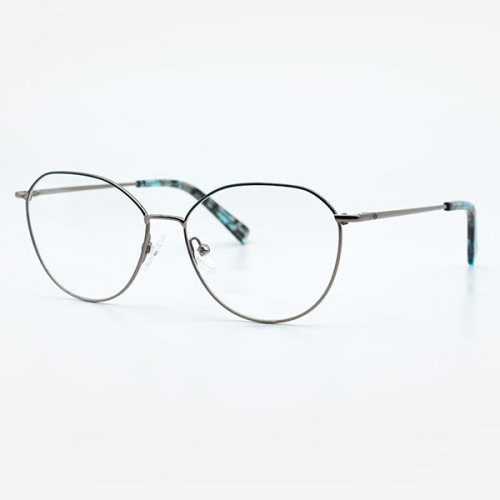 Polygon Cat Eye Metal Women's Optical Frames