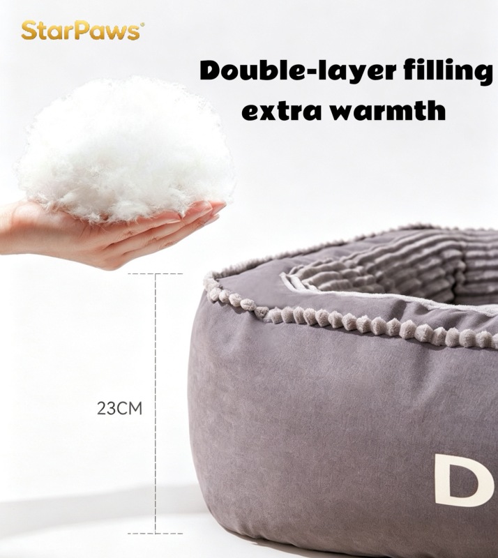 Extra Large Washable Dog Bed Thickened Warm Cushion
