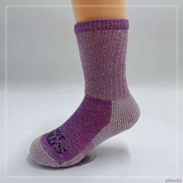 chaussettes en laine pour enfants en tricot inversé personnalisé