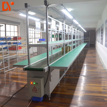 Double Face Conveyor Belt System ESD Assembly Line for LCD TV Manufacturing in Electronics Workshop