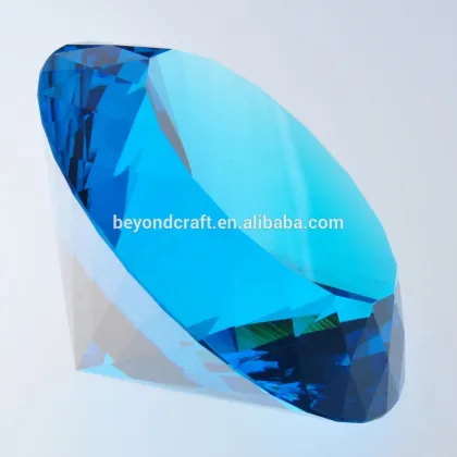 Glass Sea Blue Diamond Gemstone Blue Diamond Crystal