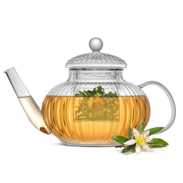 Borosilicate en verre à thé avec infuseur amovible