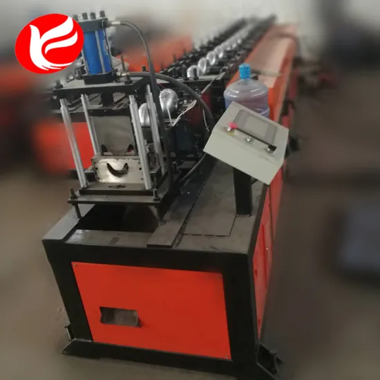 Light steel metal stud track roll forming machine