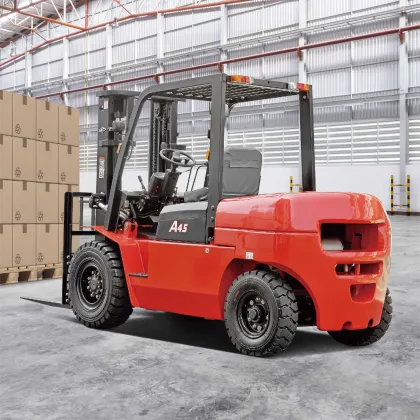 HANGCHA Mini 3.5-5 Ton 4x4 Diesel/Electric Articulated Rough Terrain Forklift For Sale