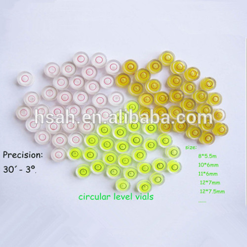 Plastic bubble spirit level in different color