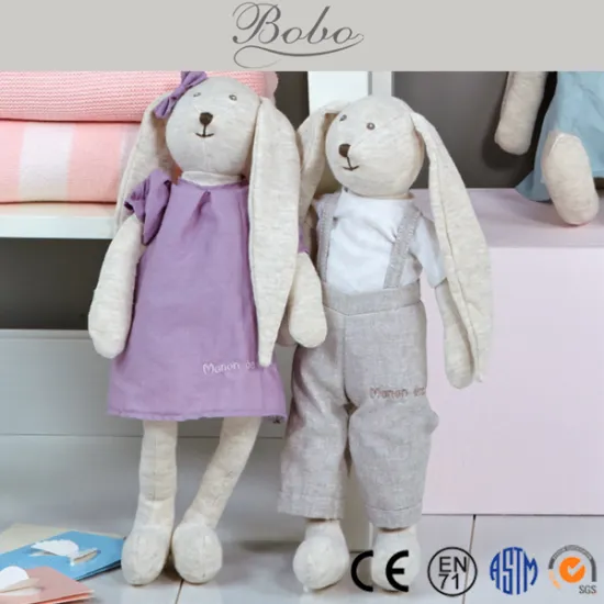 Original Design Cloth Stuffed Rabbit Toys for Children