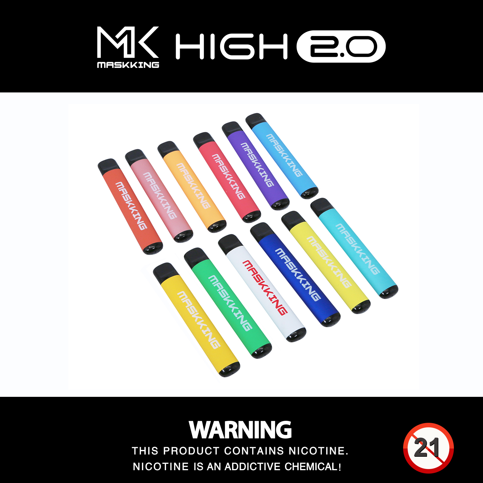 Maskking High2.0 Closed Pod System Vape Disposable