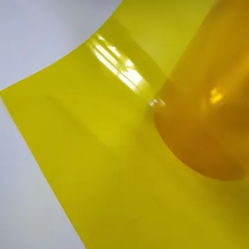 lemon color transparent rigid pvc film
