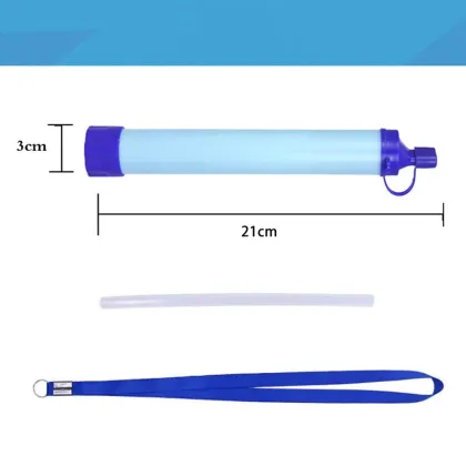 Portable Outdoor Water Purifier: Survival Emergency Drinking Water Purification Pipette Filter