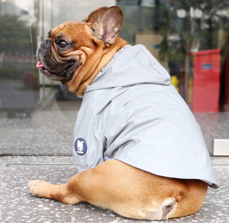 Lightweight Dog Raincoat Hooded Jacket