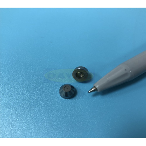 Customized tungsten carbide nozzle for injection valve