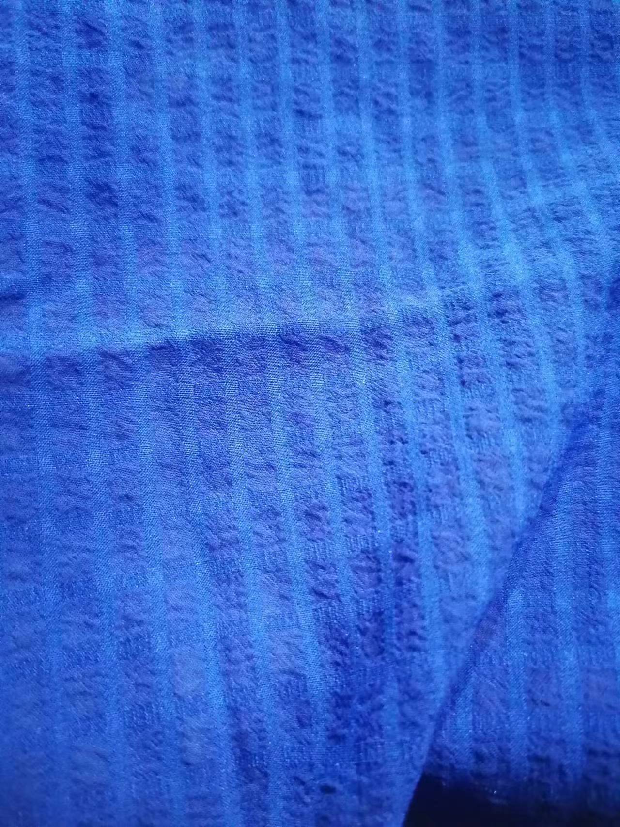 100% Polyester crepe check fabric