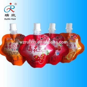 plastic baby food packaging pouch with spout, Flexible Packaging